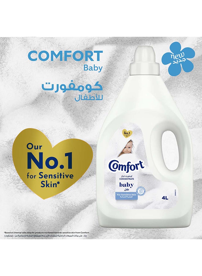 Comfort منعم الأقمشة المركّز من كومفورت، للأطفال، 4 لتر × 4 - Image 3